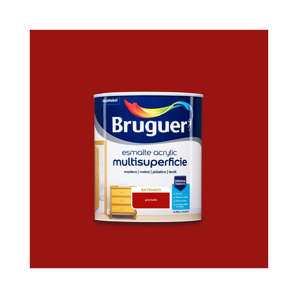 BRUGUER ACRYLIC SATINADO TEJA 0,75 L (baja)